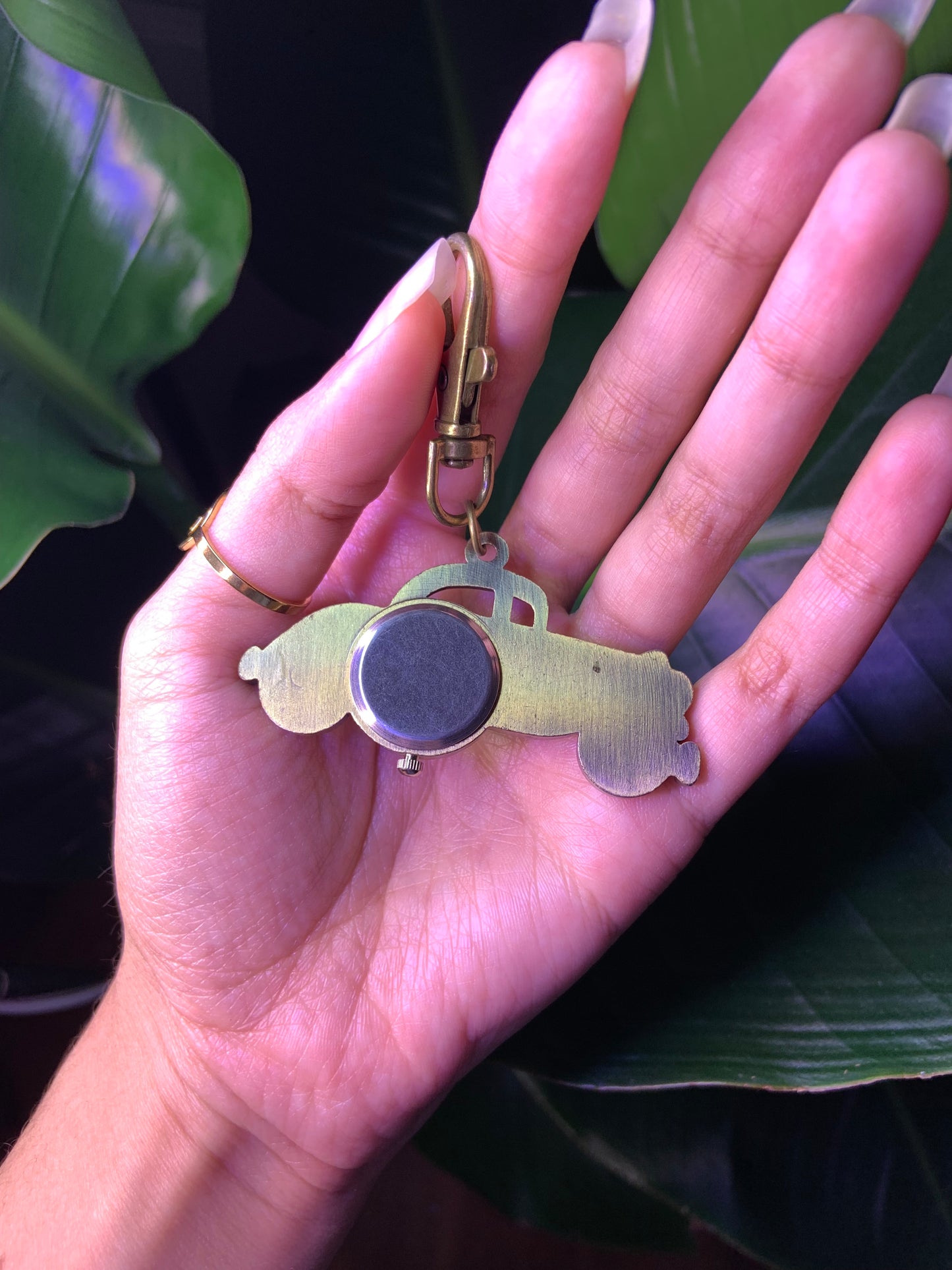 Vintage Car Watch/Clock Keychain