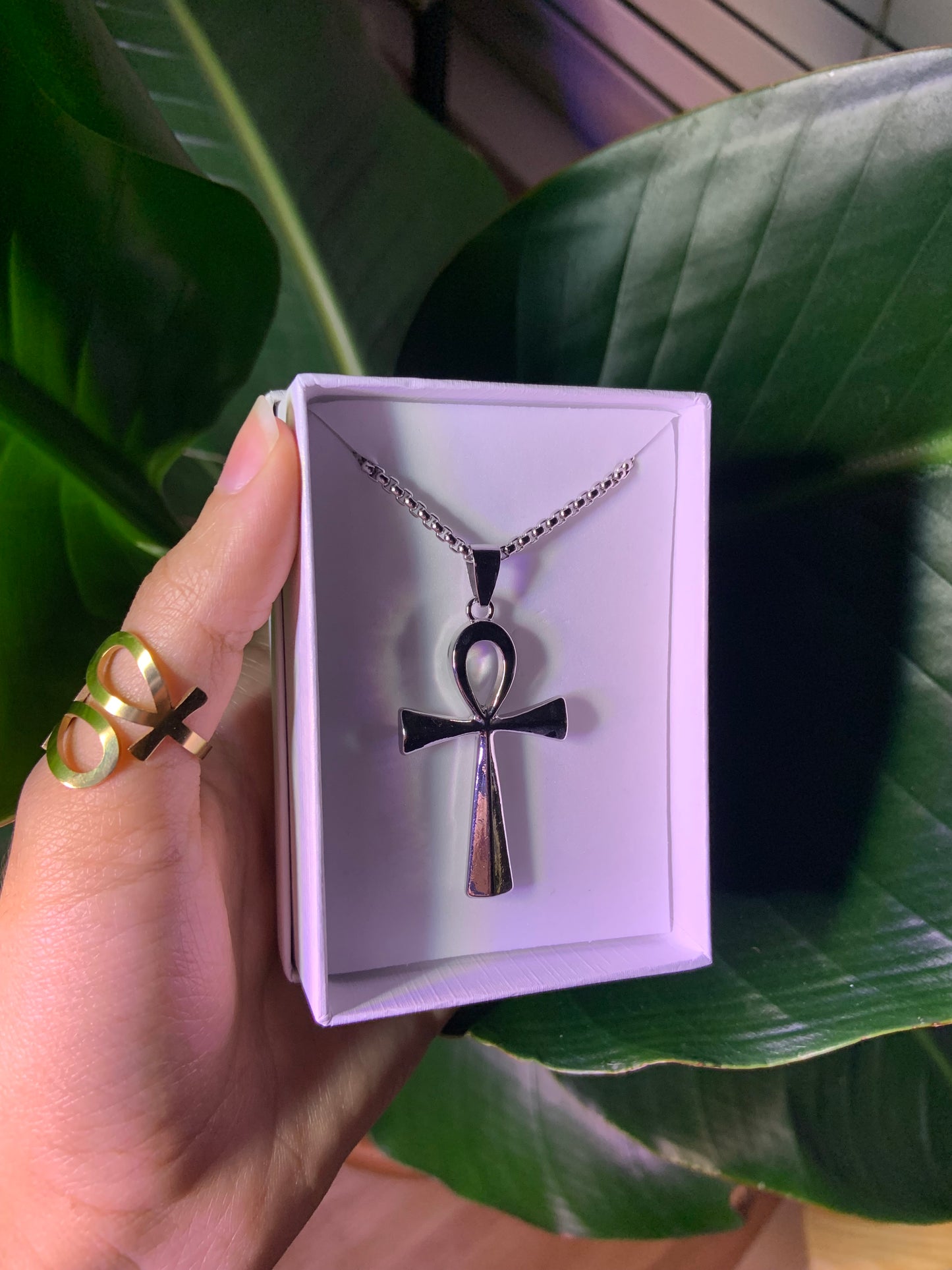 Silver Ankh Necklace