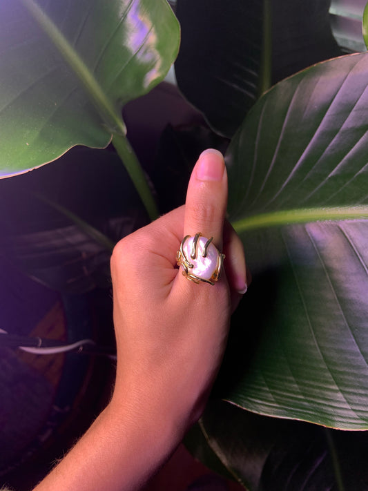 Large Pearl Ring