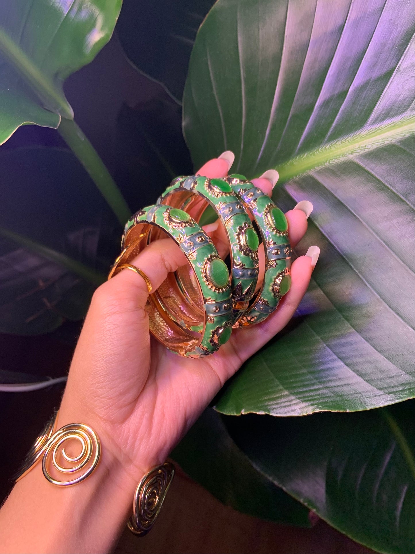 Jaded Sage Bangle