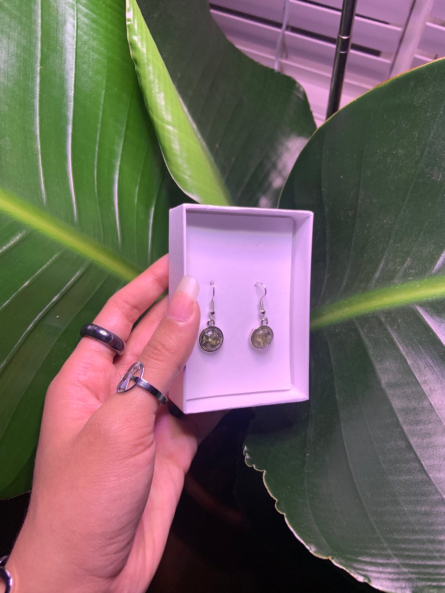 Silver tree Earrings