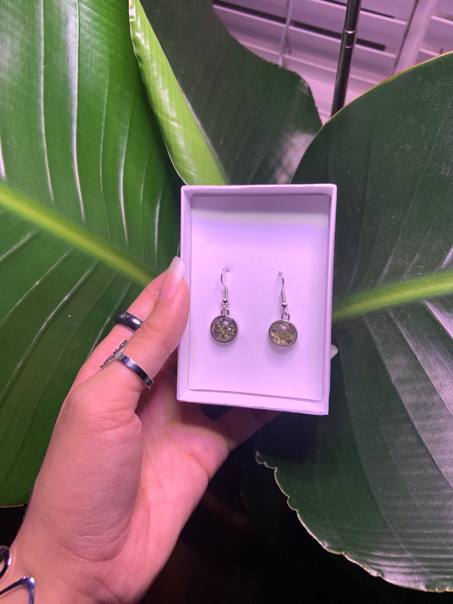 Silver tree Earrings