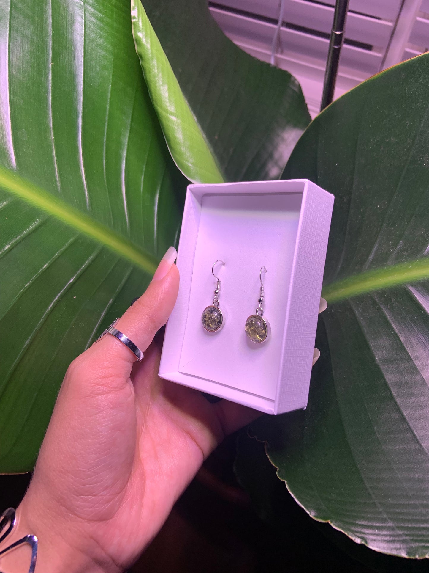 Silver tree Earrings