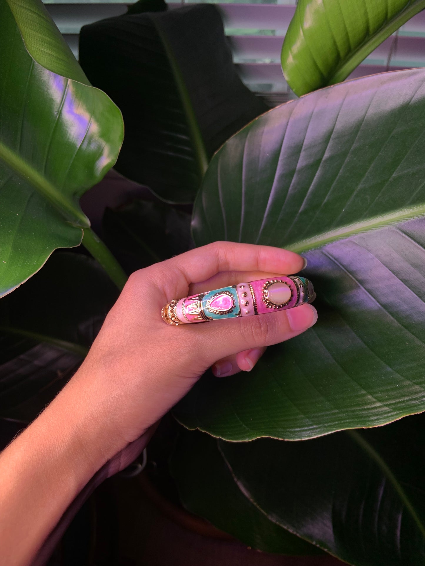 Pink and Blue Bangle