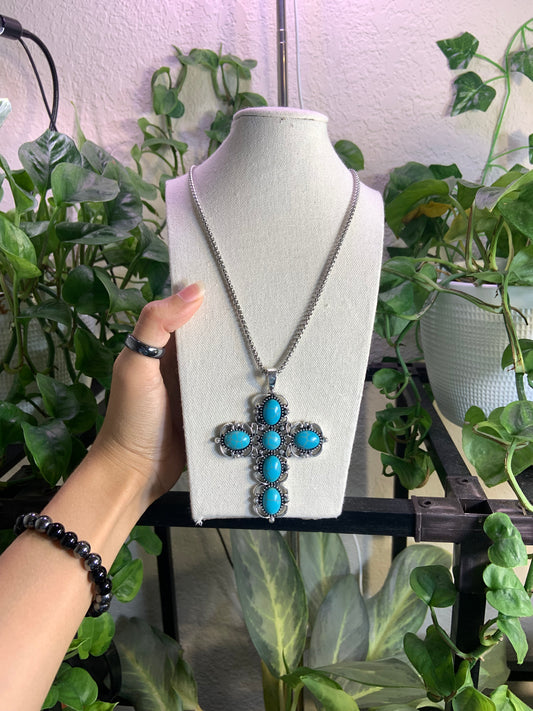 Turquoise cross