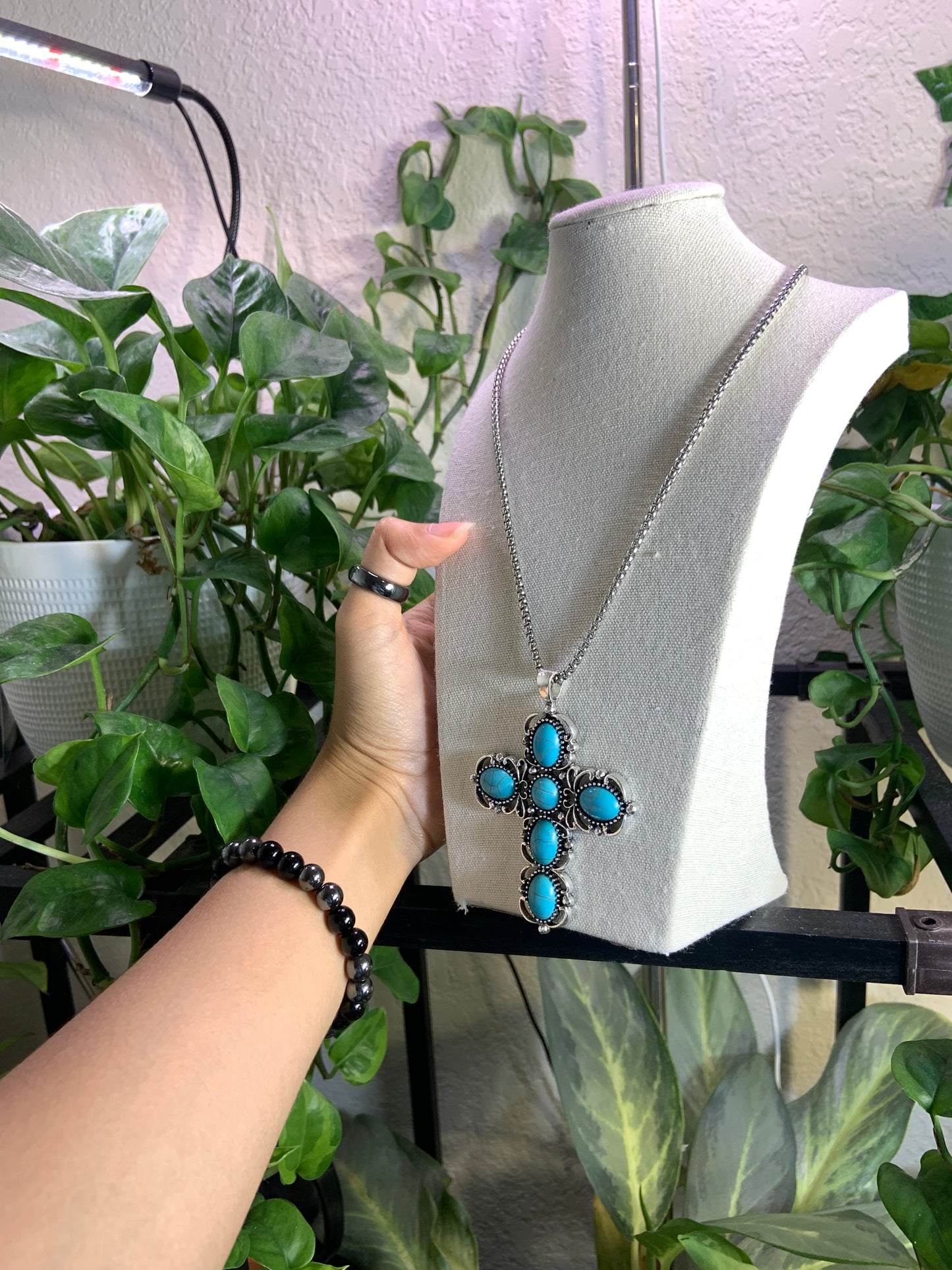 Turquoise cross