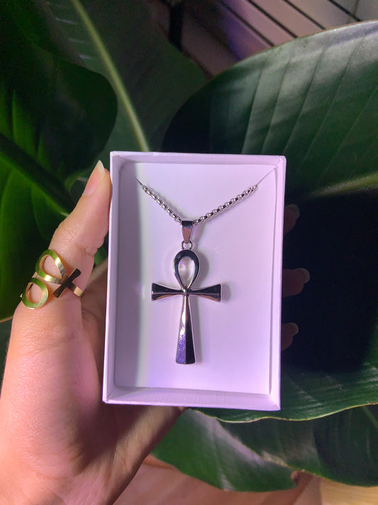 Silver Ankh Necklace