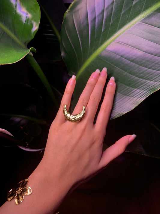 Crescent Moon Ring