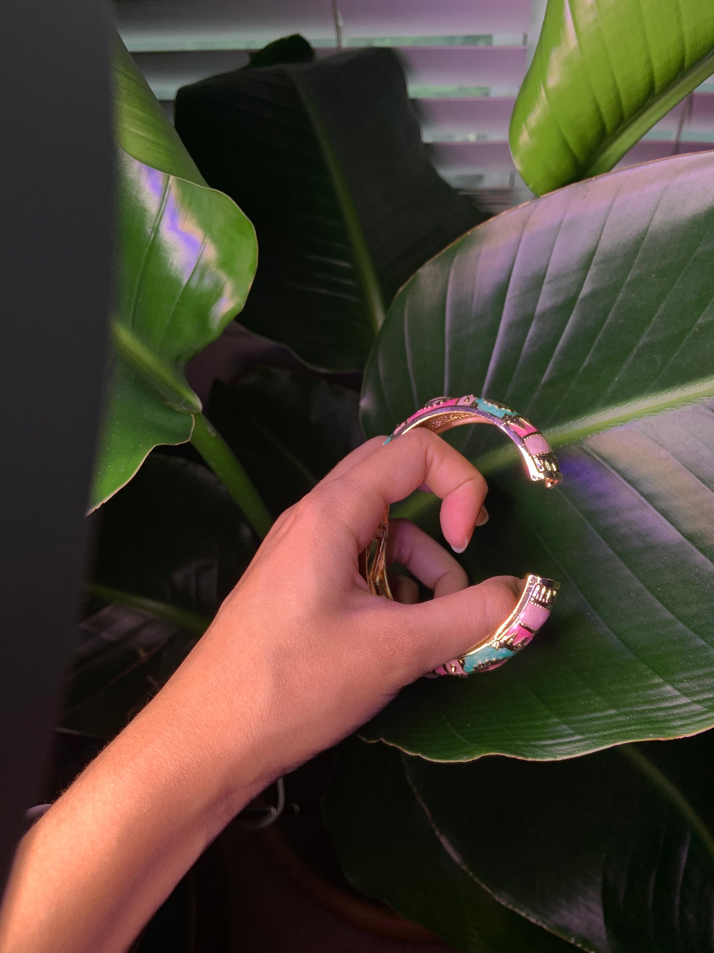 Pink and Blue Bangle